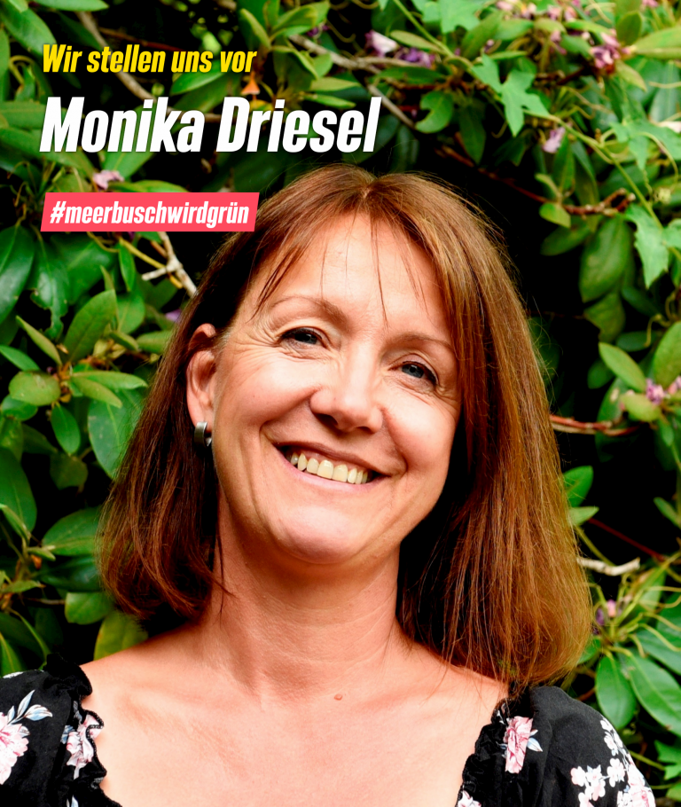 Bündnis 90/Die Grünen in Meerbusch stellen sich vor: Monika Driesel