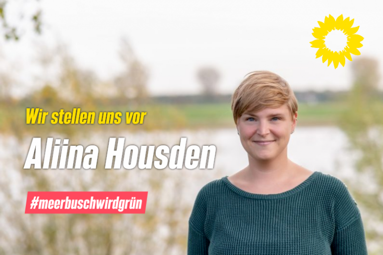 Bündnis 90/Die Grünen in Meerbusch stellen sich vor: Aliina Housden