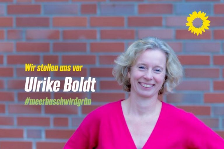 Bündnis 90/ Die Grünen in Meerbusch stellen sich vor: Ulrike Boldt
