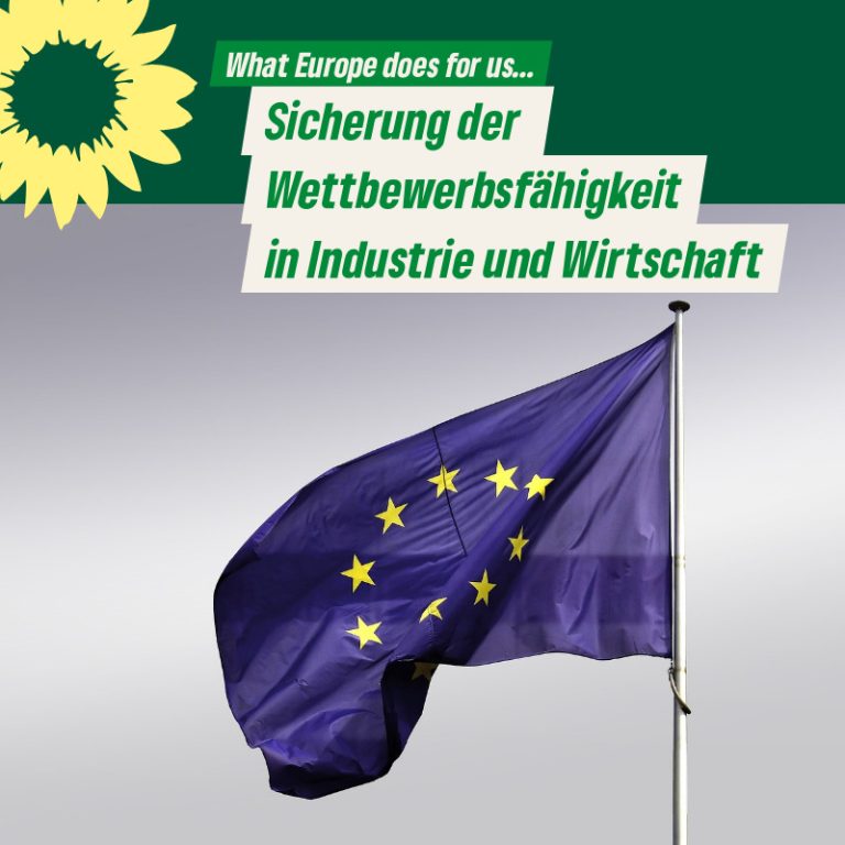 What Europe does for us – Sicherung der Wettbewerbsfähigkeit in Industrie und Wirtschaft