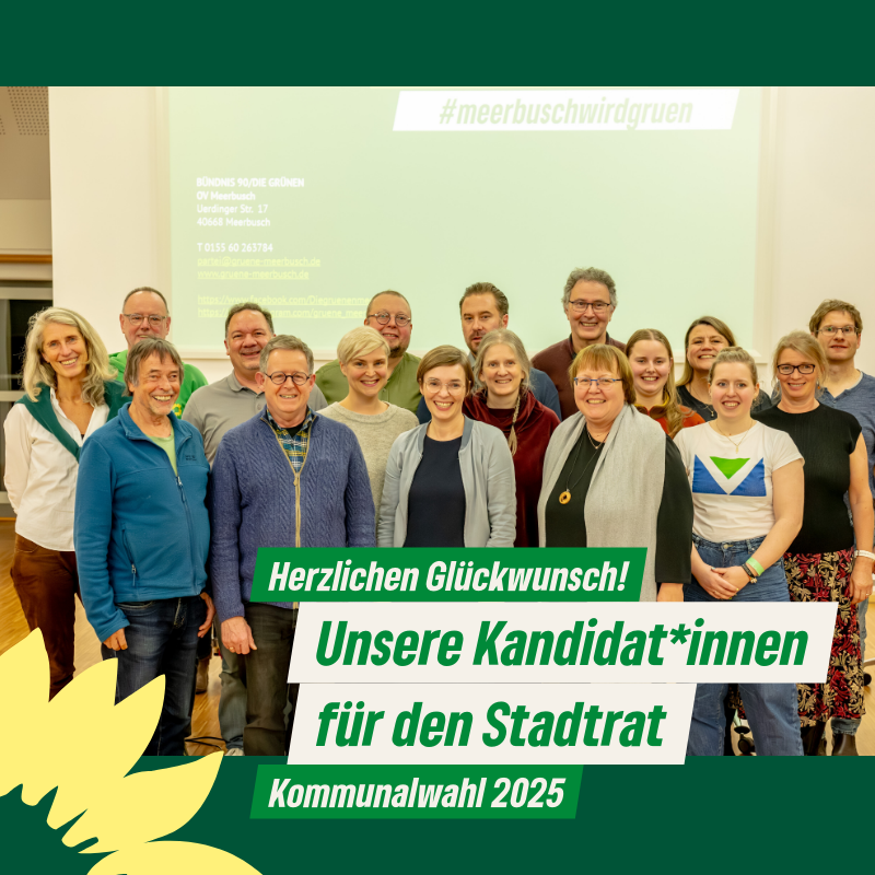 Kandidat*innen für den Rat der Stadt Meerbusch