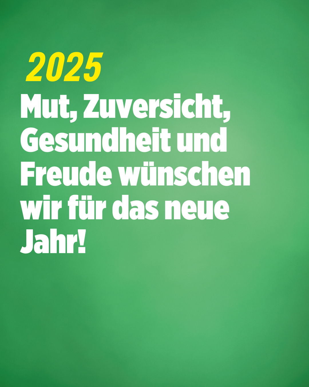 Wünsche für 2025